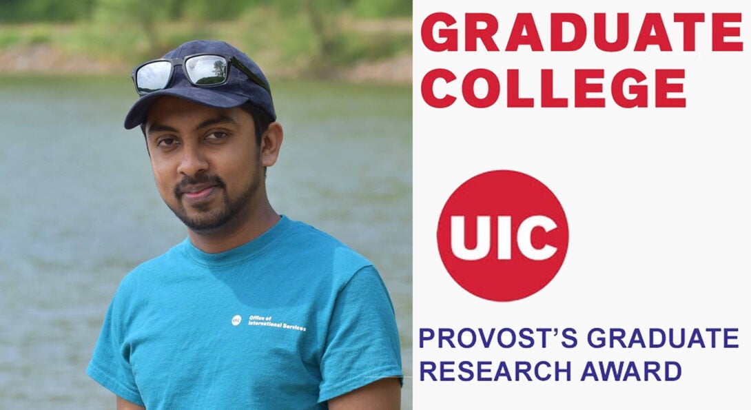 Chandimal Pathmasiri won a large award from the UIC provost.