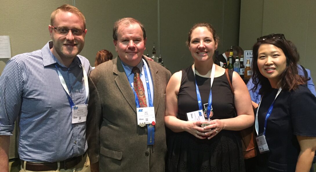 Don Wink, shown here with previous students at an ACS conference, has won the Pimentel Award in Education.