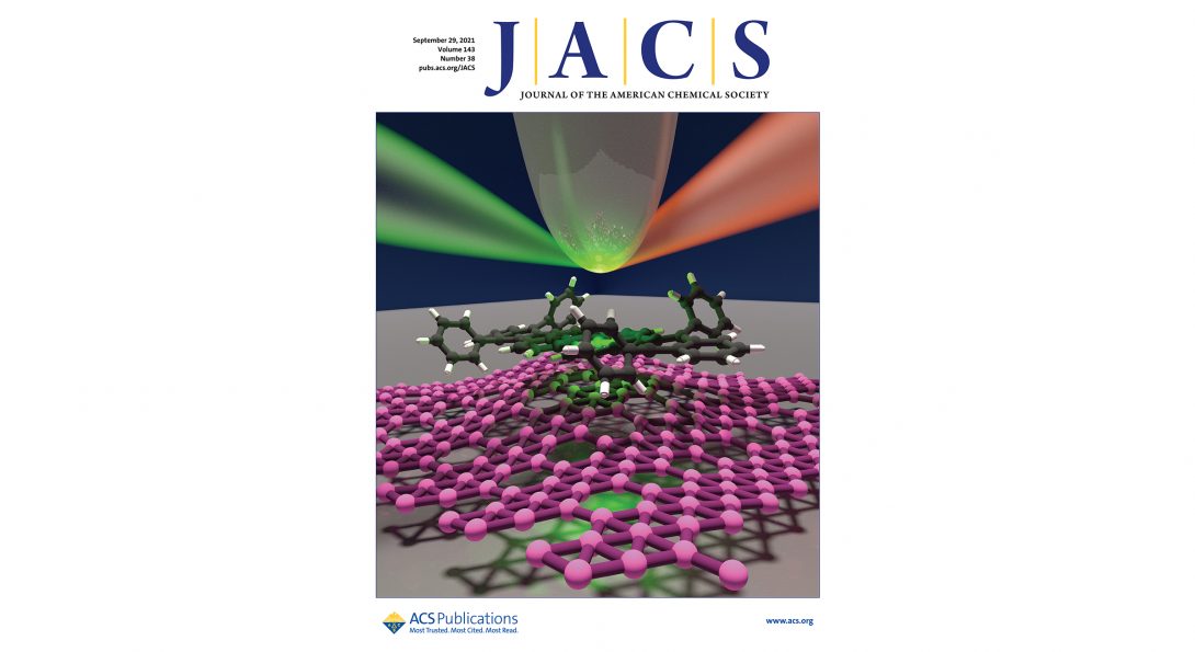 The Jiang Group's research is featured on the cover of JACS.