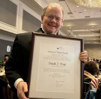 Don Wink has won the Pimentel Award in Education. 
